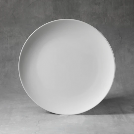 Ceramic Bisque Coupe Dinner Plate - Case of 12